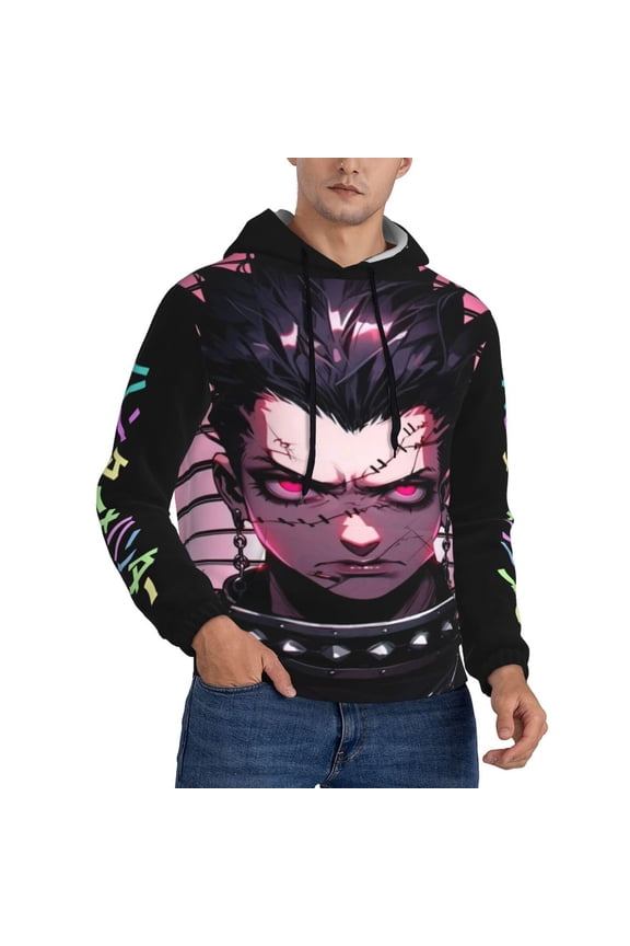 Unisex Hunter X Hunte Hisoka Pullover Hoodies 3D Print Novelty Sweatshirts Hoodie with Pocket for Men Women