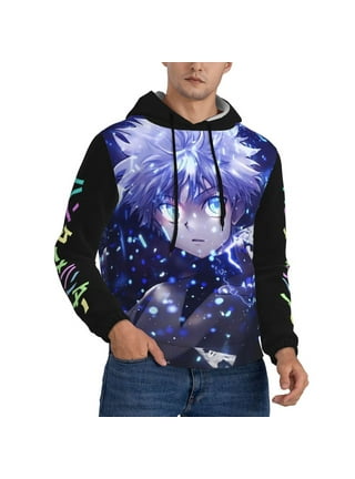 Killua hoodie light blue shop
