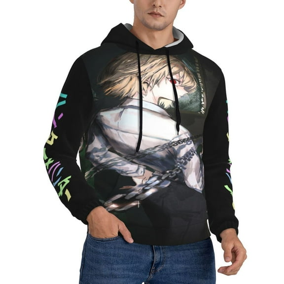 Unisex Hunter X Hunte kurapika Pullover Hoodies 3D Print Novelty Sweatshirts Hoodie with Pocket for Men Women