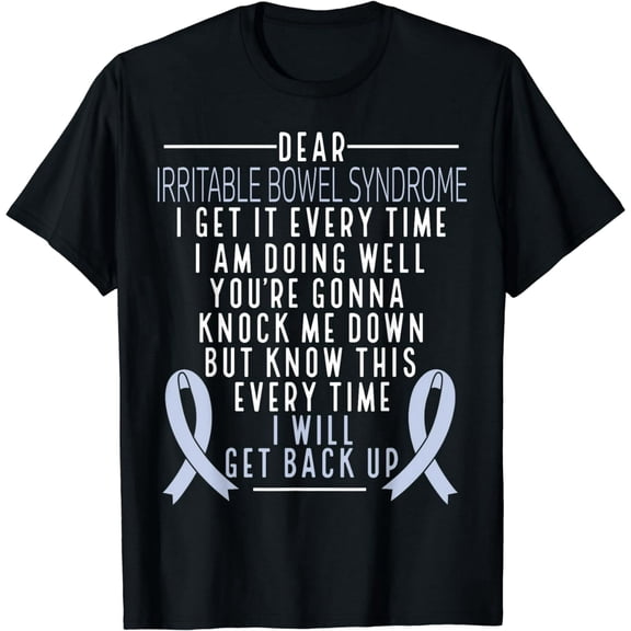 Unisex IBS Awareness Warrior Quote T-Shirt, Chronic Illness Support Graphic Tee