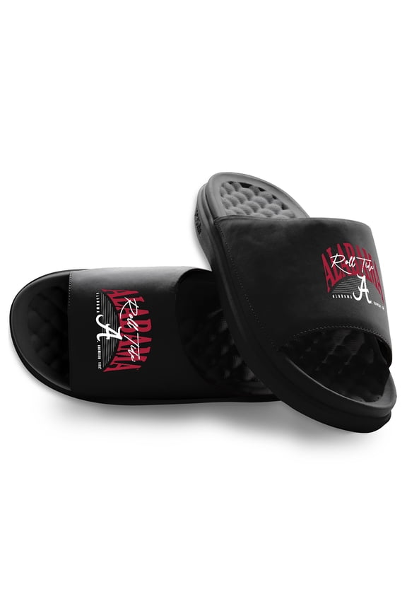 Unisex ISlide Alabama Crimson Tide Varsity Stack Motive Slide Sandals