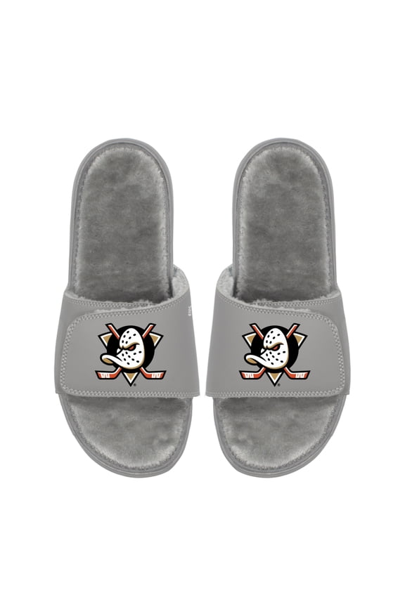 Unisex ISlide  Anaheim Ducks Logo Fur Slide Sandals