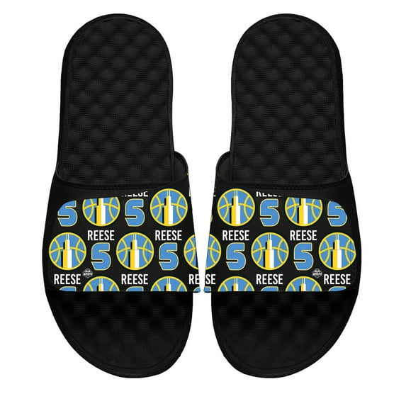 Unisex ISlide Angel Reese Chicago Sky Team Pattern Slide Sandals