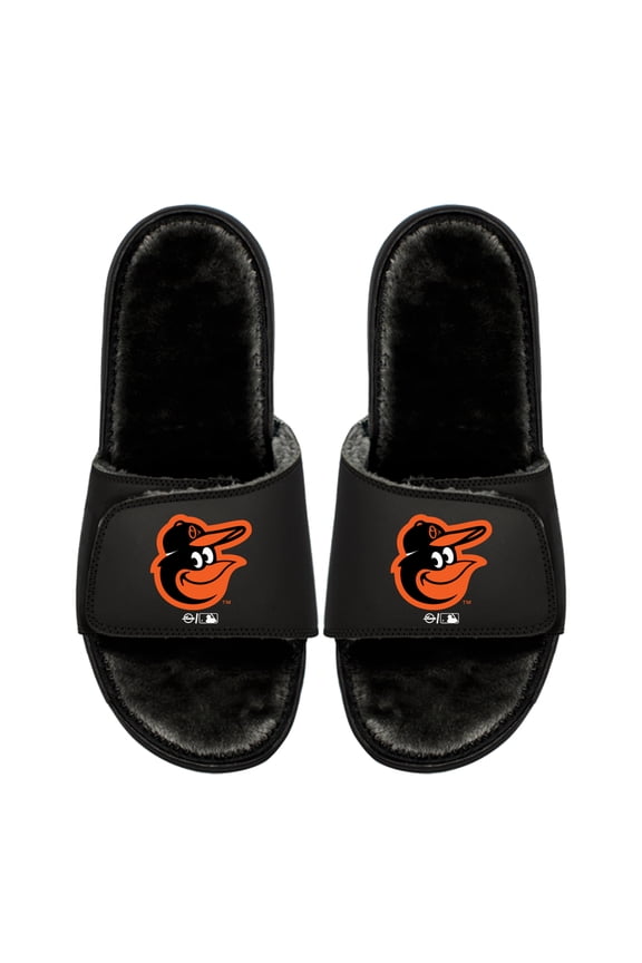 Unisex ISlide Baltimore Orioles Logo Fur Slide Sandals