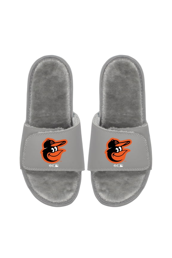 Unisex ISlide Baltimore Orioles Logo Fur Slide Sandals