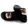 thumbnail image 1 of Unisex ISlide Bijan Robinson Black Texas Longhorns Collage Motive Slide Sandals, 1 of 5