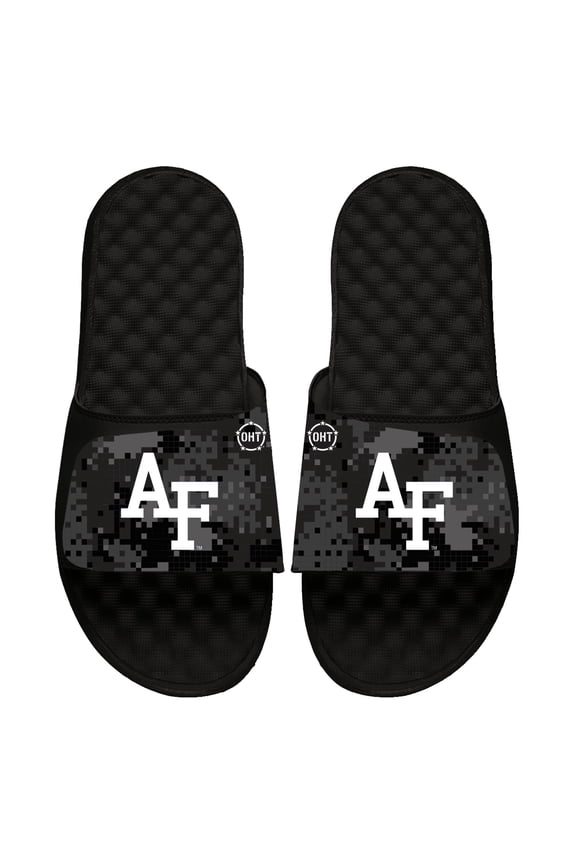 Unisex ISlide Black Air Force Falcons Digi Camo Slide Sandals