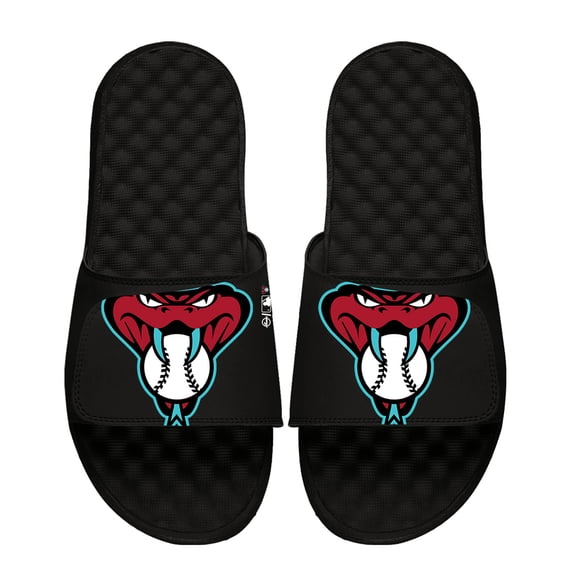 Unisex ISlide Black Arizona Diamondbacks Blown Up Alternate Logo Slide Sandals