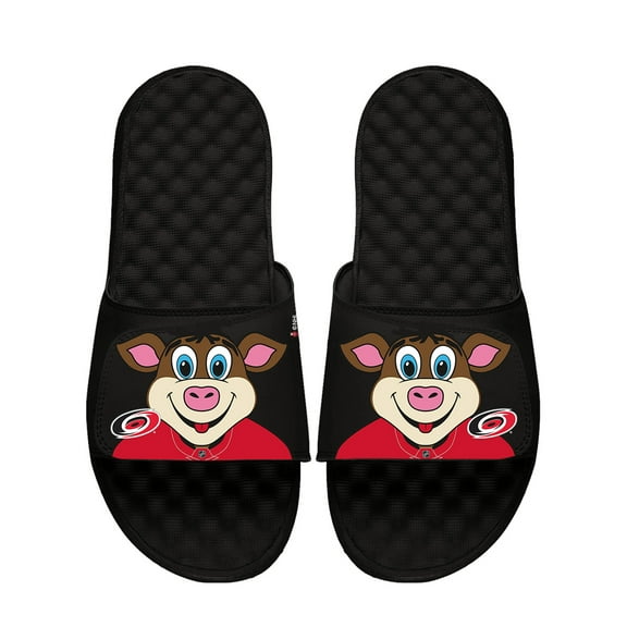 Unisex ISlide Black Carolina Hurricanes Team Mascot Slide Sandals