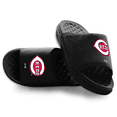 thumbnail image 1 of Unisex ISlide Black Cincinnati Reds Primary Motive Slide Sandals, 1 of 5