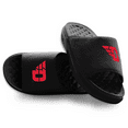 thumbnail image 1 of Unisex ISlide Black Dayton Flyers Primary Motive Slide Sandals, 1 of 5