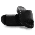 thumbnail image 1 of Unisex ISlide Black Detroit Tigers Minimalistic Motive Slide Sandals, 1 of 5