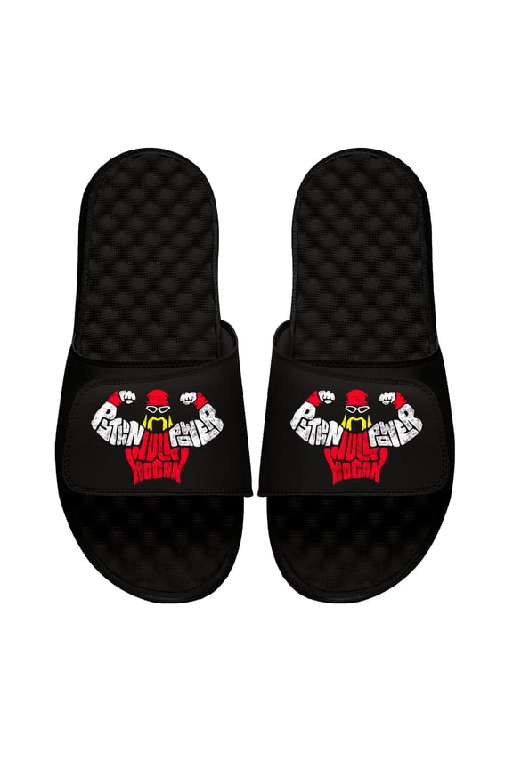 Unisex ISlide Black Hulk Hogan Legend Flex Slide Sandals