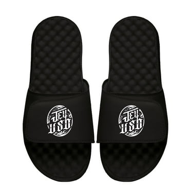 Unisex ISlide Black Jey Uso Wordmark Logo Slide Sandals