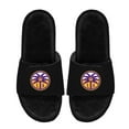 thumbnail image 1 of Unisex ISlide  Black Los Angeles Sparks Logo Faux Fur Slide Sandals, 1 of 1
