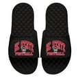 thumbnail image 1 of Unisex ISlide Black NC State Wolfpack Football Varsity Slide Sandals, 1 of 1