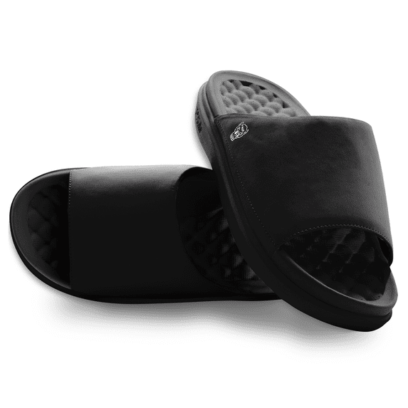 Unisex ISlide Black NC State Wolfpack Minimalistic Motive Slide Sandals