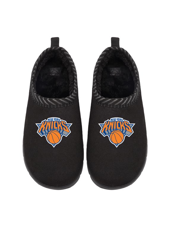 Unisex ISlide Black New York Knicks Primary Logo Mission Slippers