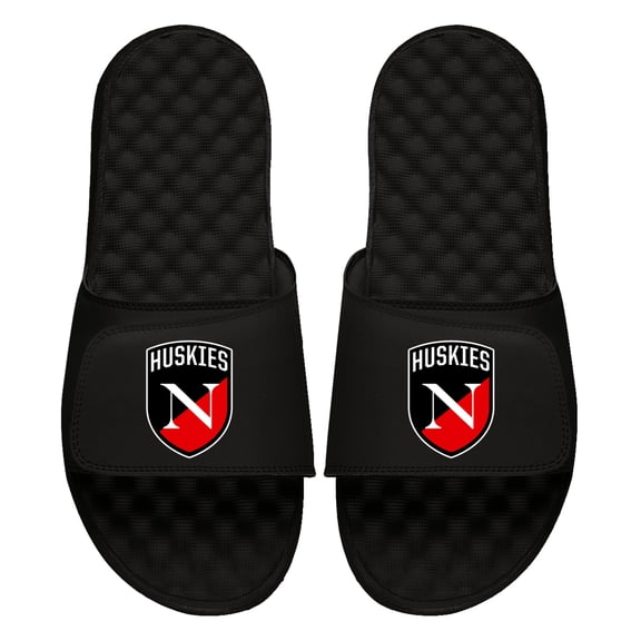 Unisex ISlide Black Northeastern Huskies Primary Slide Sandals