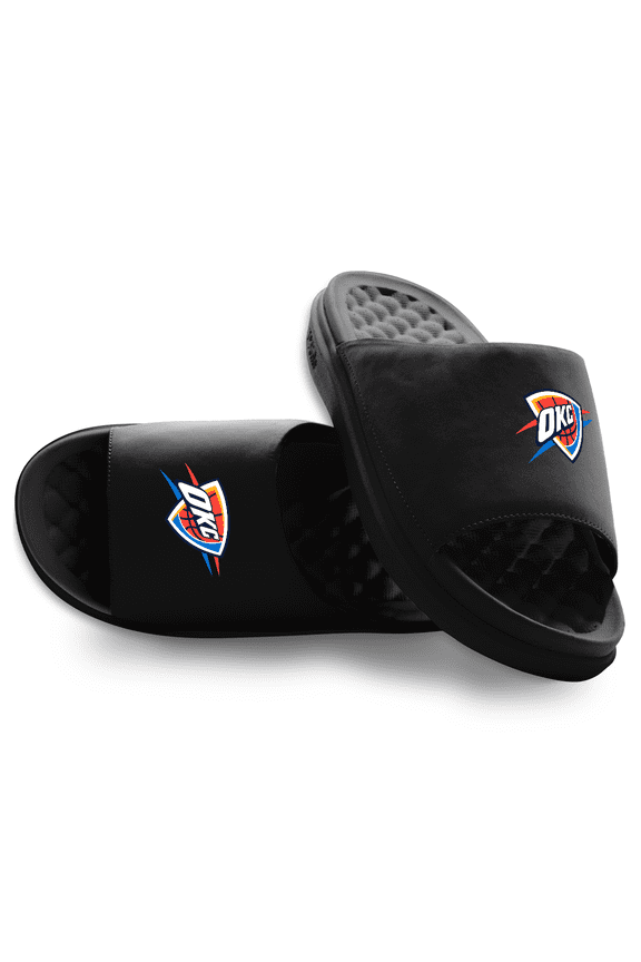 Unisex ISlide Black Oklahoma City Thunder Primary Motive Slide Sandals