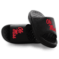 thumbnail image 1 of Unisex ISlide Black Ole Miss Rebels Primary Motive Slide Sandals, 1 of 5