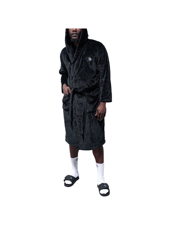 Unisex ISlide Black Orlando Magic Fleece Phantom Robe
