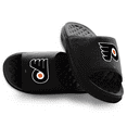 thumbnail image 1 of Unisex ISlide Black Philadelphia Flyers Primary Motive Slide Sandals, 1 of 5