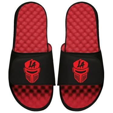 Unisex ISlide Black/Red LA Knight Logo Slide Sandals