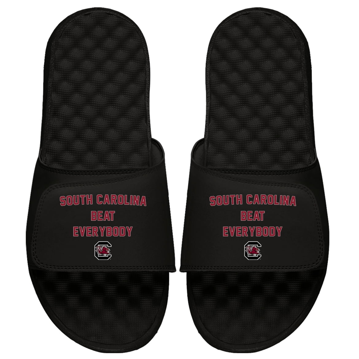 Dynomite Black White Slides Sandals South Carolina Gamecocks Size M 9 Unisex ISlide Black South Carolina Gamecocks Football  main image 4