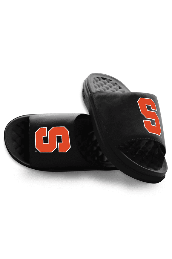 Unisex ISlide Black Syracuse Orange Primary Motive Slide Sandals