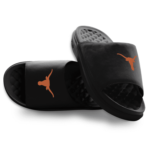 Unisex ISlide Black Texas Longhorns Primary Motive Slide Sandals