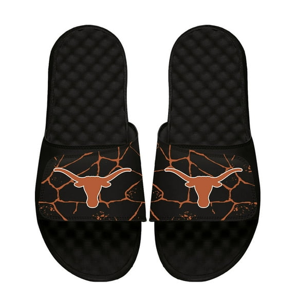 Unisex ISlide Black Texas Longhorns Shattered Slide Sandals