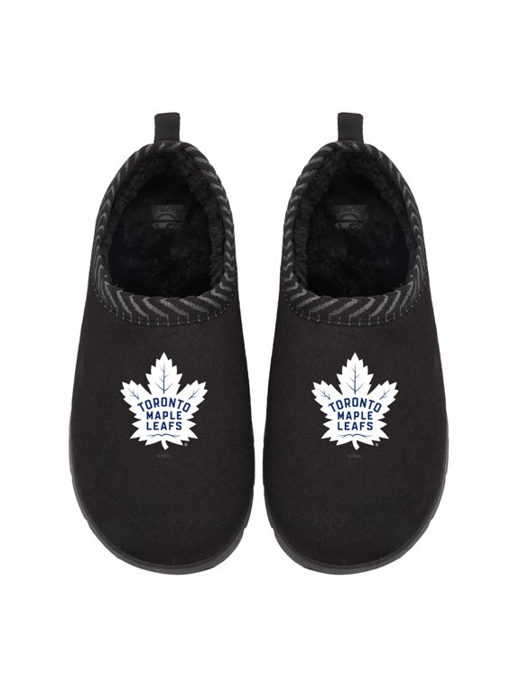 Unisex ISlide Black Toronto Maple Leafs Primary Logo Mission Slipper