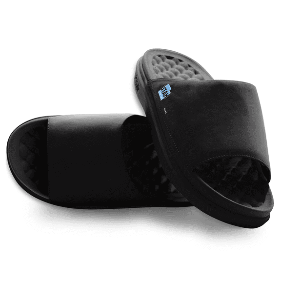 Unisex ISlide Black Utah Mammoth Minimalistic Motive Slide Sandals
