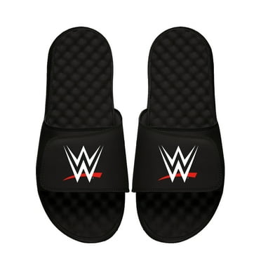 Unisex ISlide  Black WWE Logo Slide Sandals