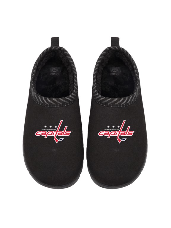 Unisex ISlide Black Washington Capitals Primary Logo Mission Slipper