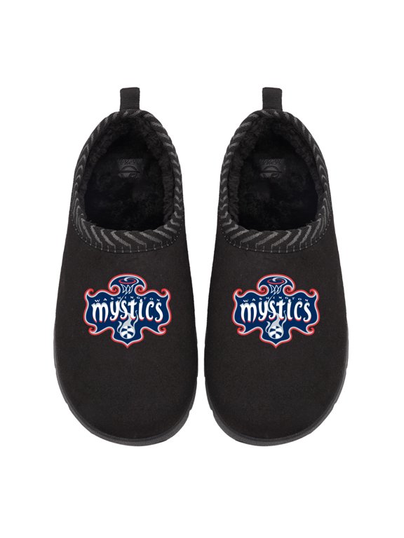 Unisex ISlide Black Washington Mystics Primary Logo Mission Slipper