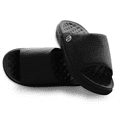 thumbnail image 1 of Unisex ISlide Black Washington Wizards Minimalistic Motive Slide Sandals, 1 of 4