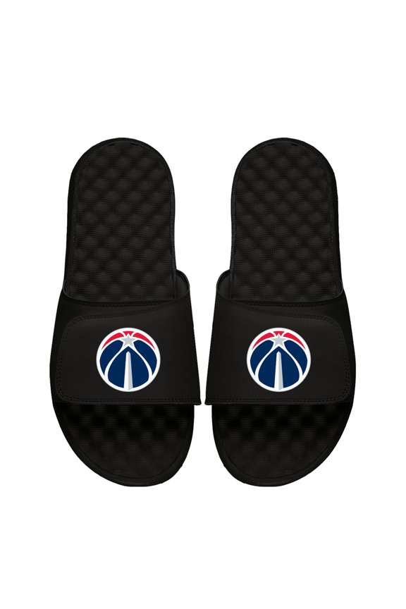 Unisex ISlide Black Washington Wizards Primary Logo Slide Sandals