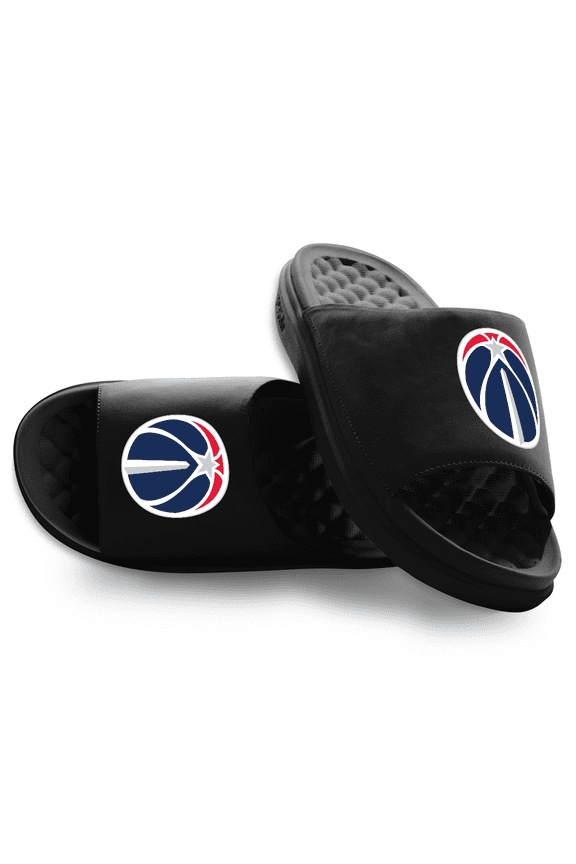 Unisex ISlide Black Washington Wizards Primary Motive Slide Sandals