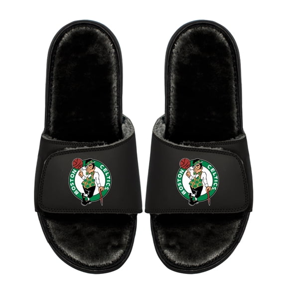Unisex ISlide Boston Celtics Logo Fur Slide Sandals
