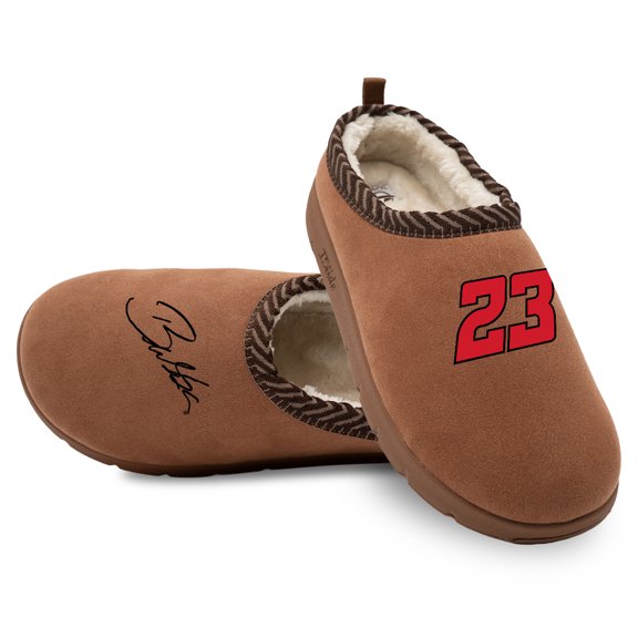Unisex ISlide Brown Bubba Wallace Number & Signature Mission Slippers