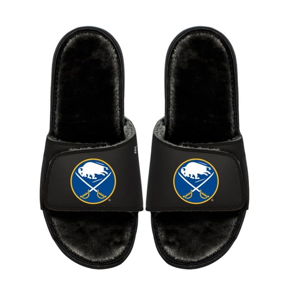 Unisex ISlide Buffalo Sabres Logo Fur Slide Sandals
