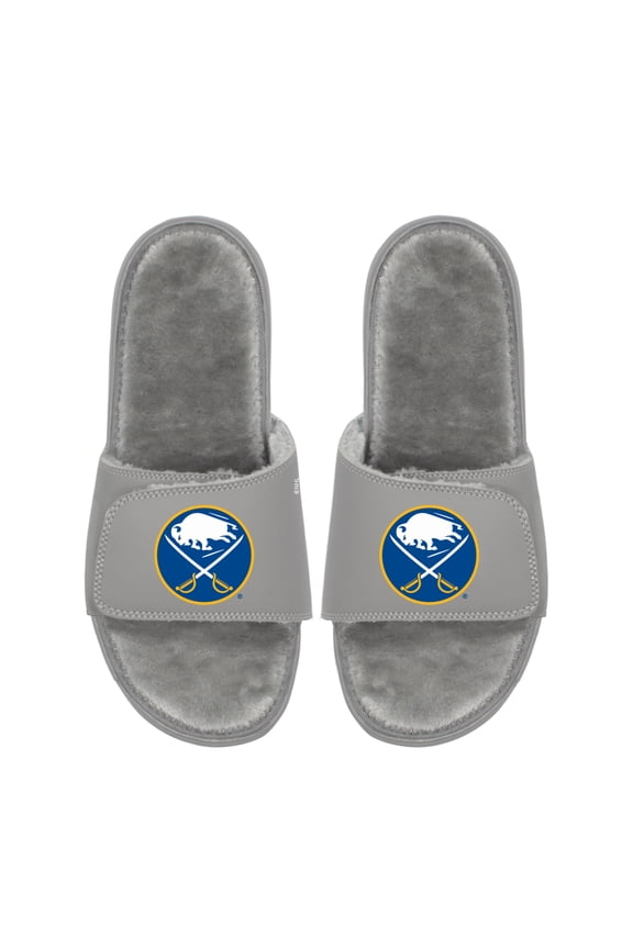 Unisex ISlide  Buffalo Sabres Logo Fur Slide Sandals