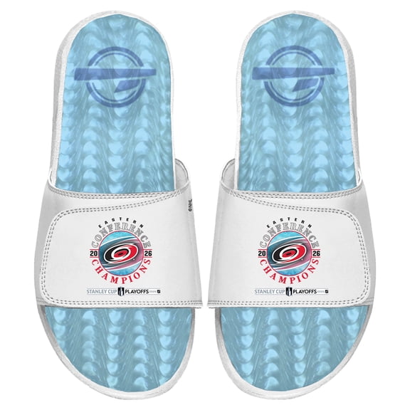 Unisex ISlide Carolina Hurricanes 2026 NHL Eastern Conference Champions Gel Slide Sandals