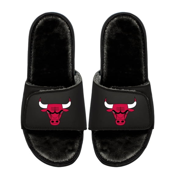 Unisex ISlide Chicago Bulls Logo Fur Slide Sandals