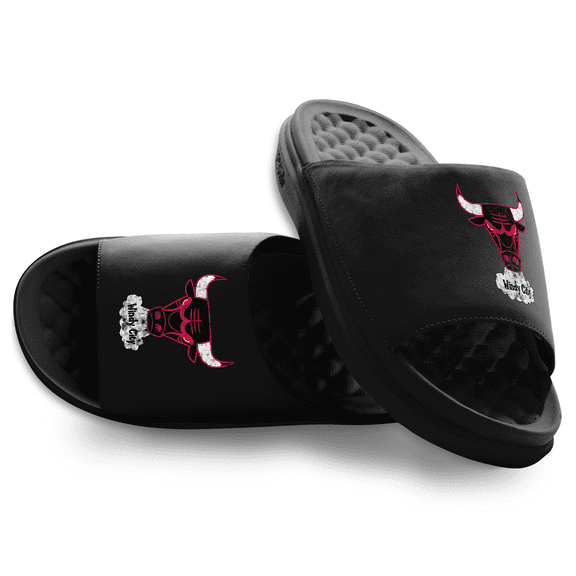 Unisex ISlide Chicago Bulls Logo Motive Slide Sandals