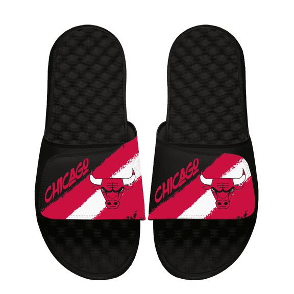 Unisex ISlide Chicago Bulls Paint Stripes Slide Sandals