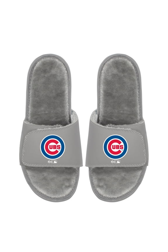 Unisex ISlide Chicago Cubs Logo Fur Slide Sandals