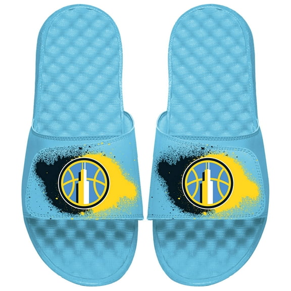 Unisex ISlide Chicago Sky Spray Paint Slide Sandals